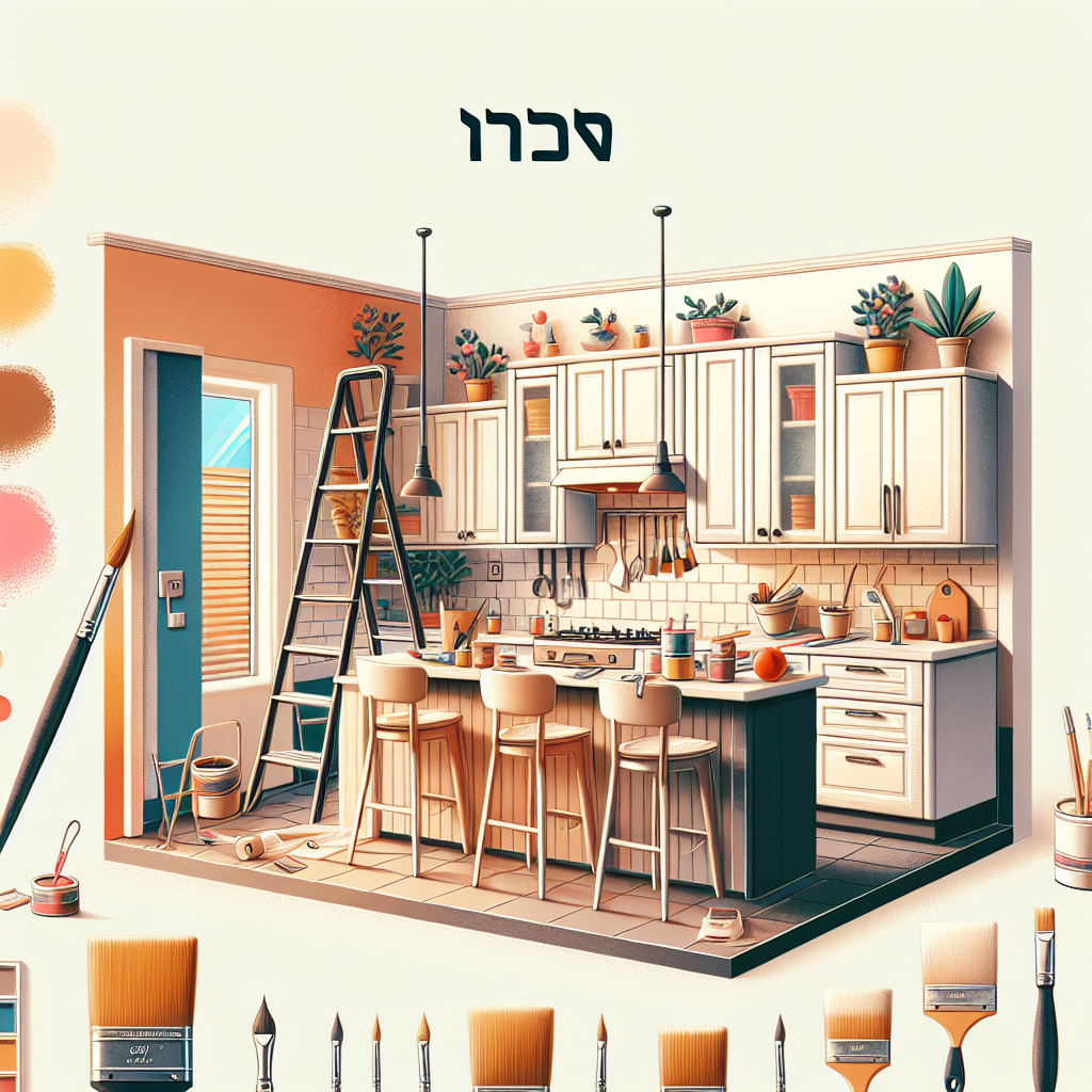 רעיון לצביעת מטבח: שדרוג פשוט במחיר נוח