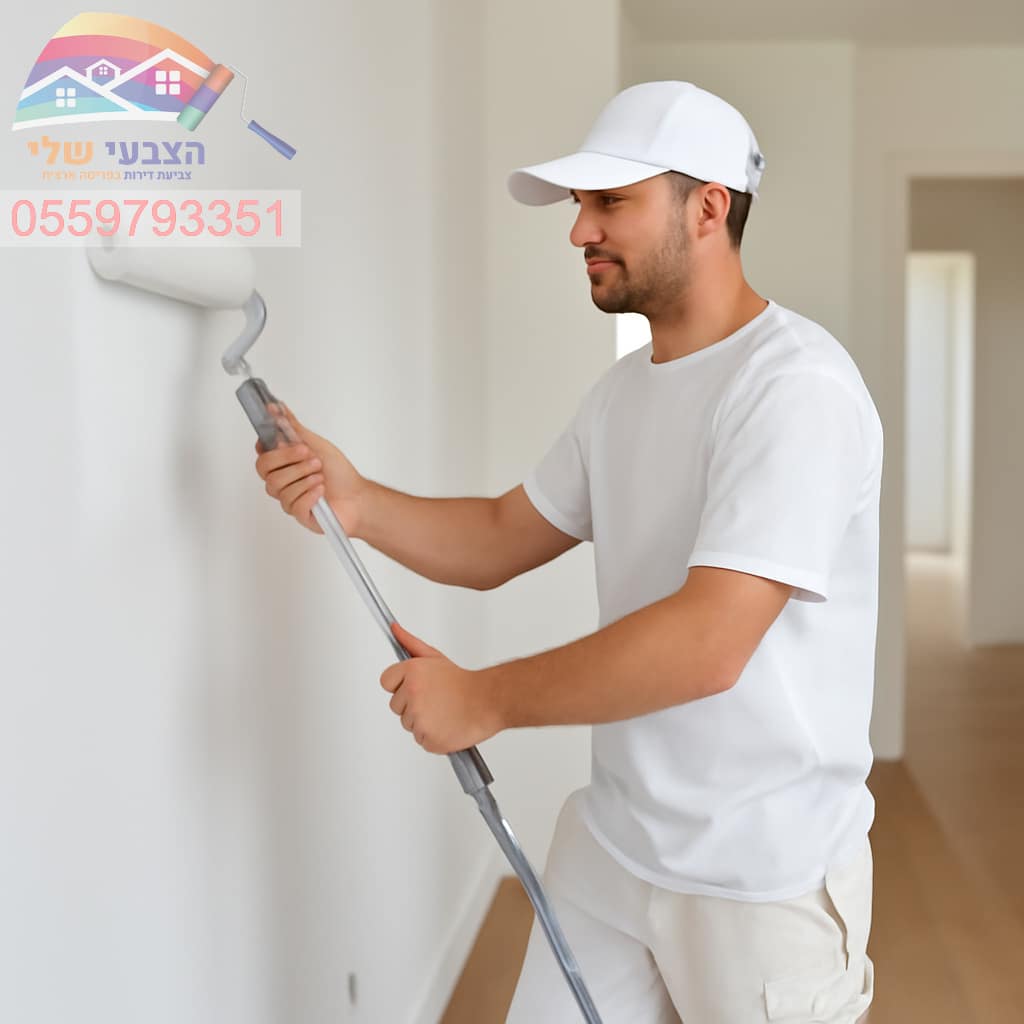 צביעת דירת 5 חדרים – שירות מקצועי לשדרוג המראה שלכם ✔️ 0559793351 הצבעי שלי