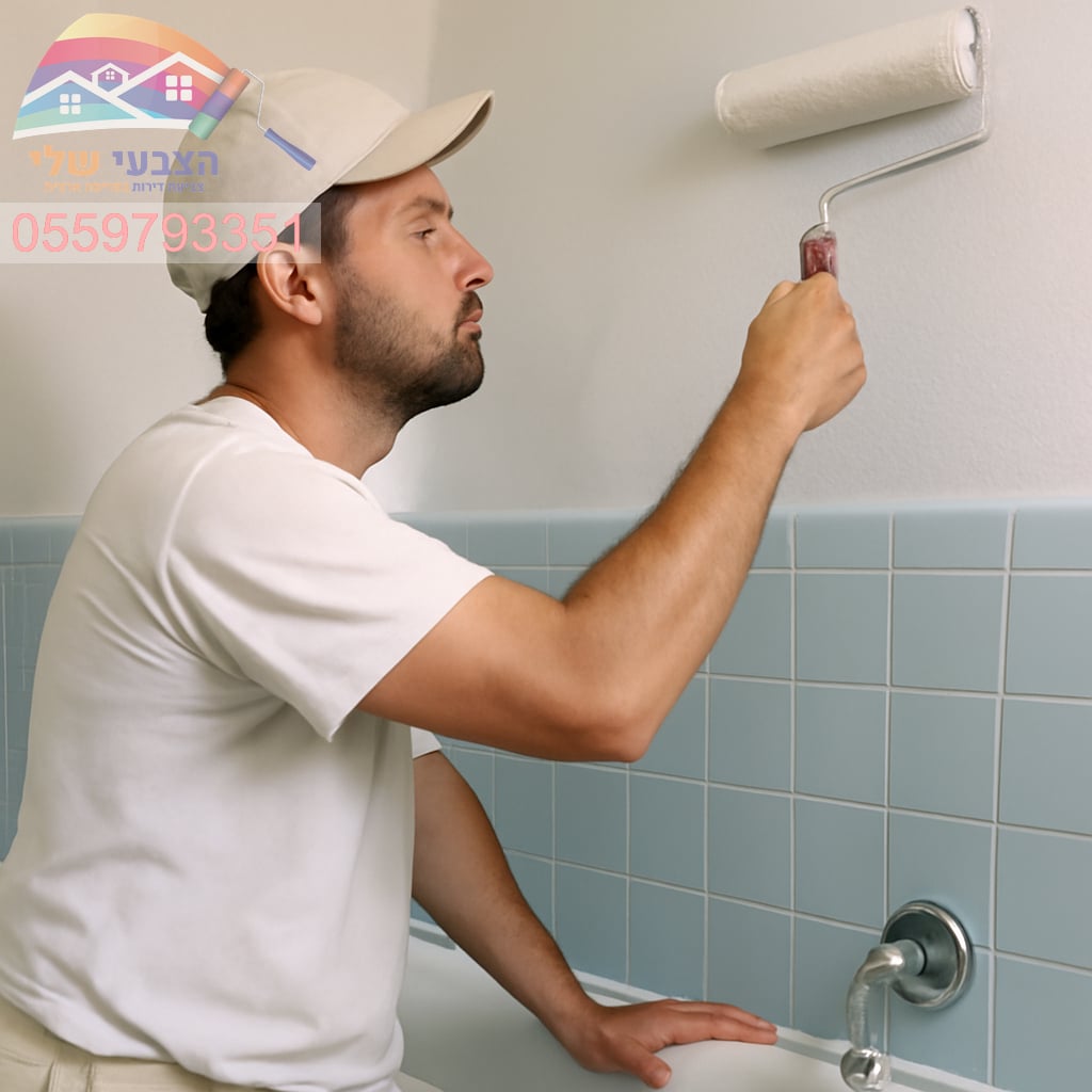 צביעת חדר אמבטיה – טיפים ועצות למראה מושלם וחסכוני ✔️ 0559793351 הצבעי שלי