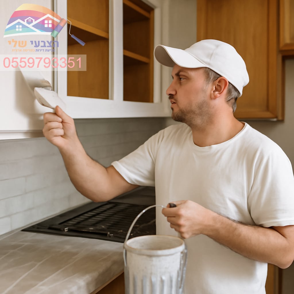 צביעת מטבח מקצועית לשדרוג עיצוב הבית שלך ✔️ 0559793351 הצבעי שלי